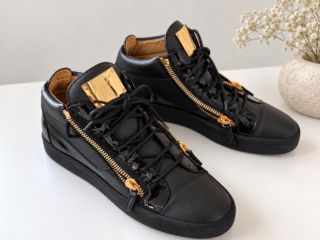 Giuseppe Zanotti Kriss high-top sneakers – 39 - Onegdragen, Giuseppe Zanotti, Zwart, Ophalen of Verzenden, Sneakers of Gympen