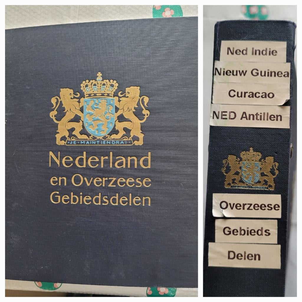 Mooie verzameling Ned-indie, Nieuw Guinea,  Curacao, Antille, Postzegels en Munten, Postzegels | Volle albums en Verzamelingen