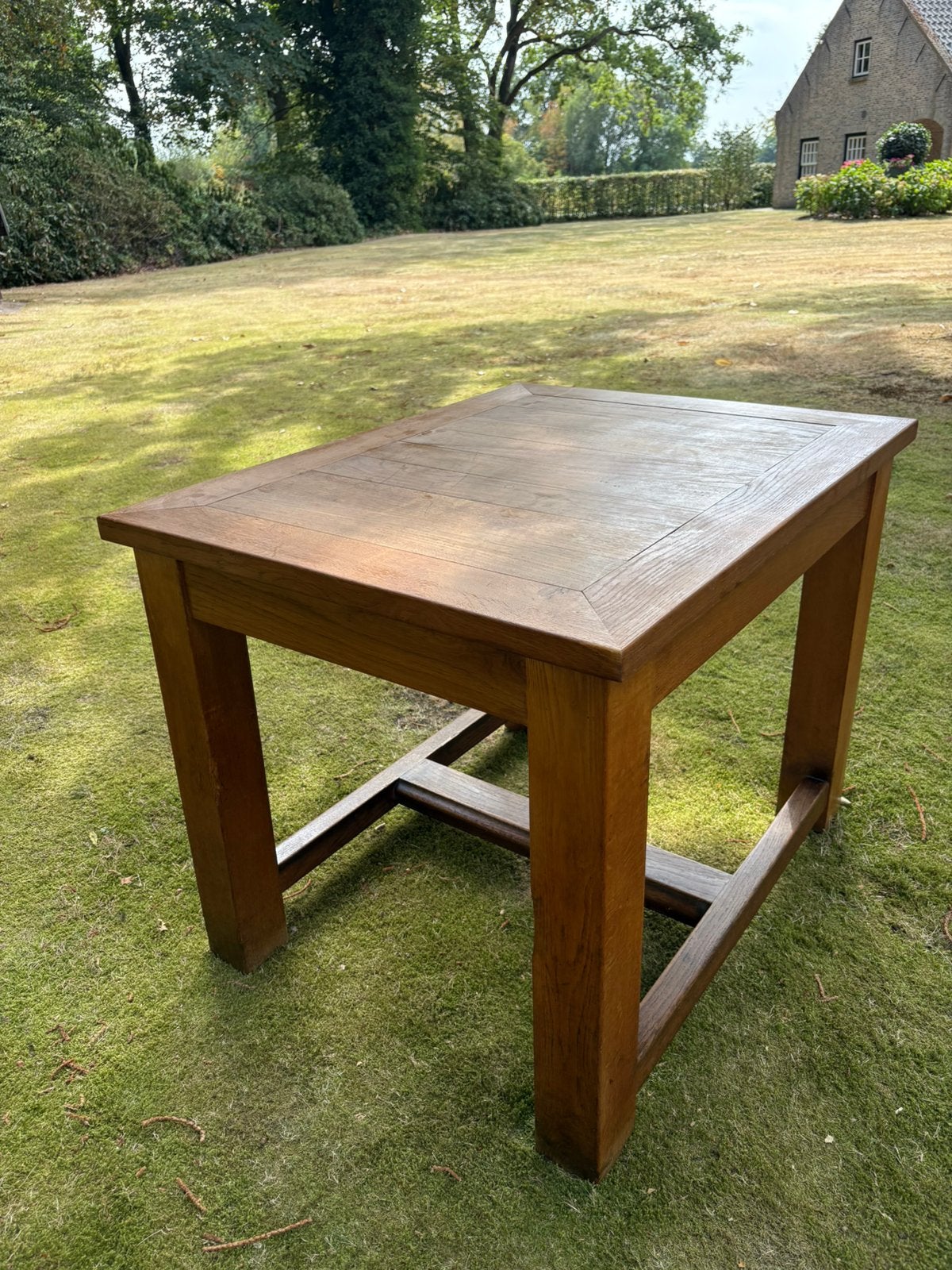 Eiken antiek tafel, Ophalen