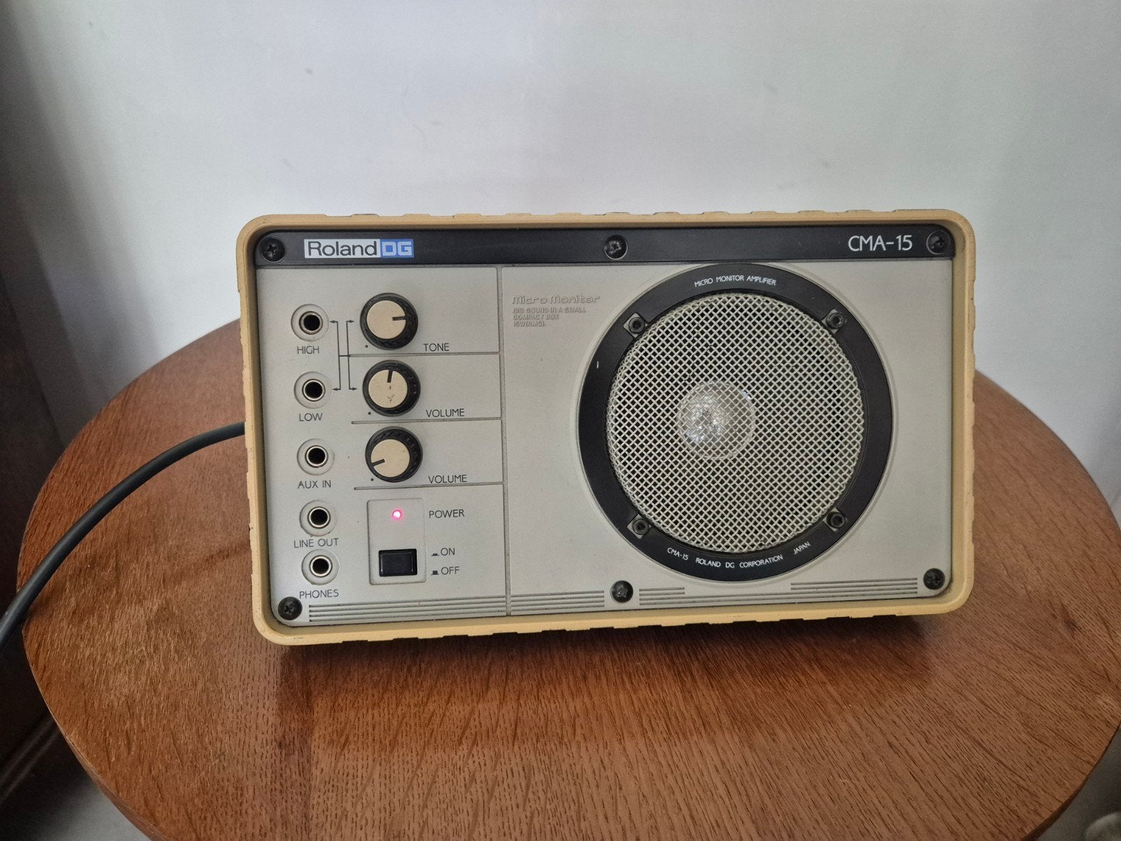 Roland dg cma-15 micro monitor, Gebruikt, Minder dan 50 watt, Onbekend, Ophalen of Verzenden