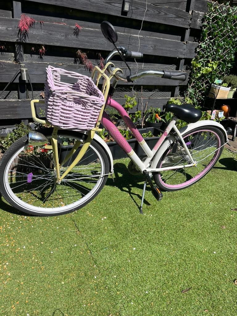 Roze meiden sparta fiets, Ophalen, Terugtraprem, Sparta, Versnellingen