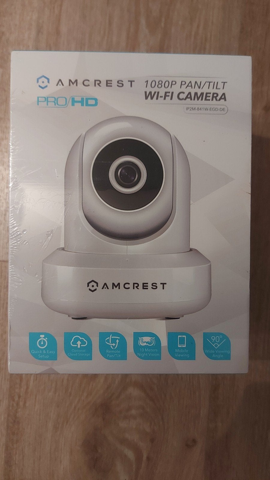 Amcrest ProHD 1080P Pan/Tilt Wi-Fi Camera IP2M-841W-EGD-DE, Ophalen of Verzenden, Nieuw, Binnencamera
