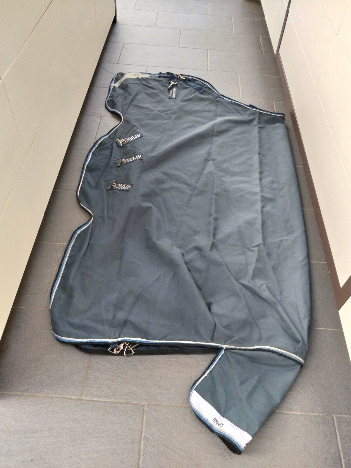 Horseware Amigo Bravo 0 grams regendeken maat 6.3 / 191, Ophalen of Verzenden, Gebruikt