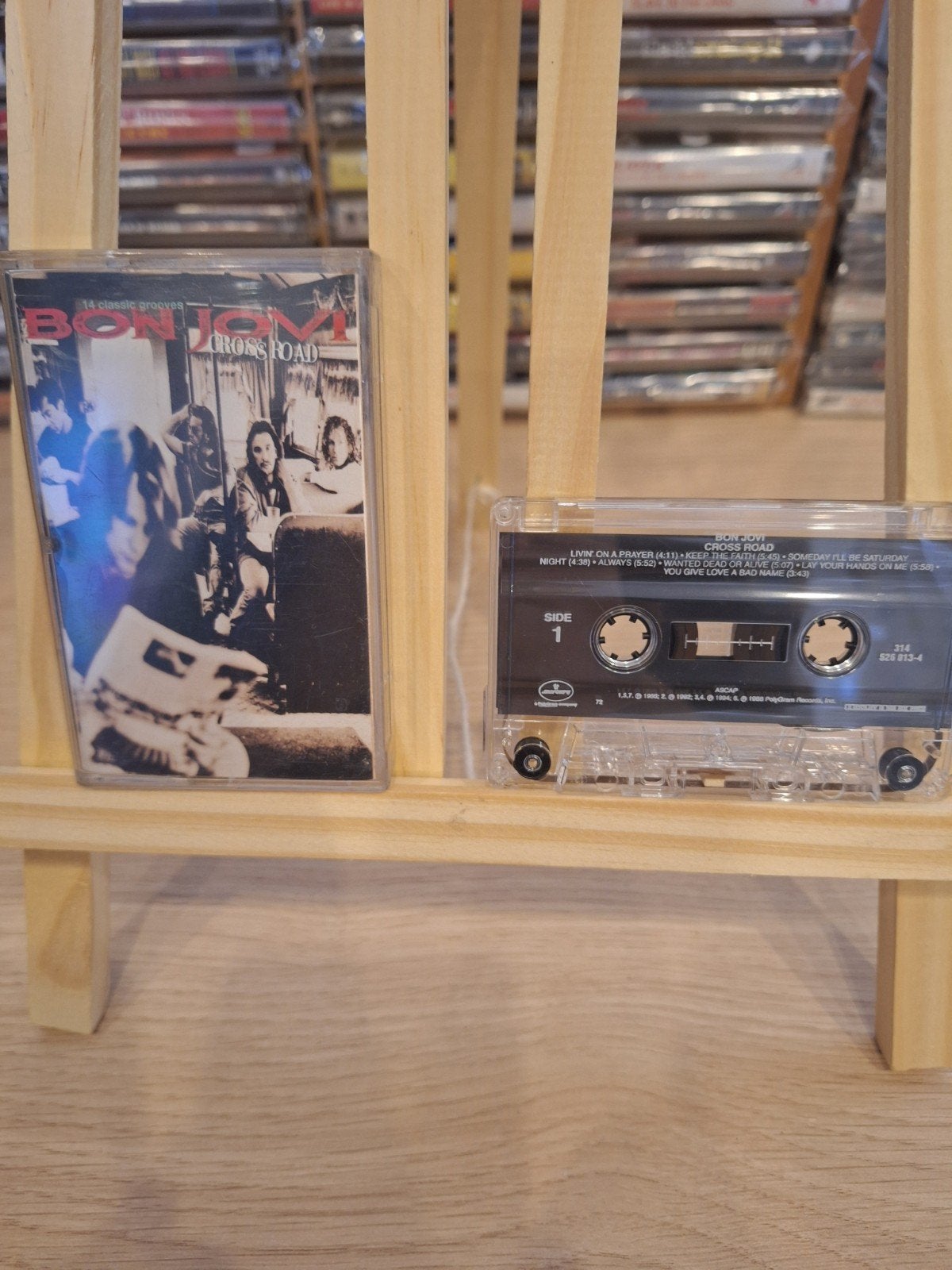 Bon Jovi - Cross Road Cassette Tape, Gebruikt, 1 bandje, Ophalen of Verzenden, Voorbespeeld