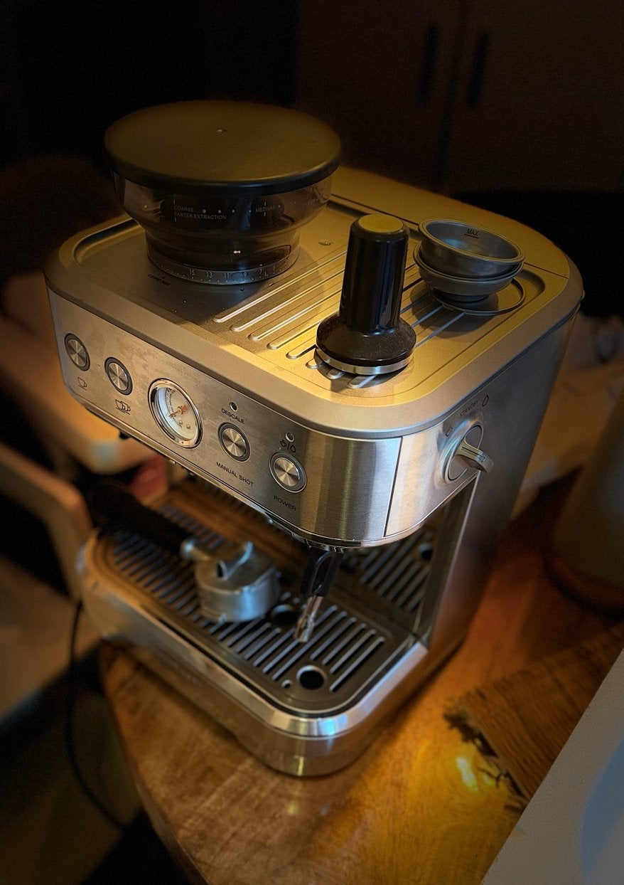 Zo goed als nieuwe SilverCrest koffiezetapparaat, Ophalen, Espresso apparaat, Koffiebonen, Zo goed als nieuw