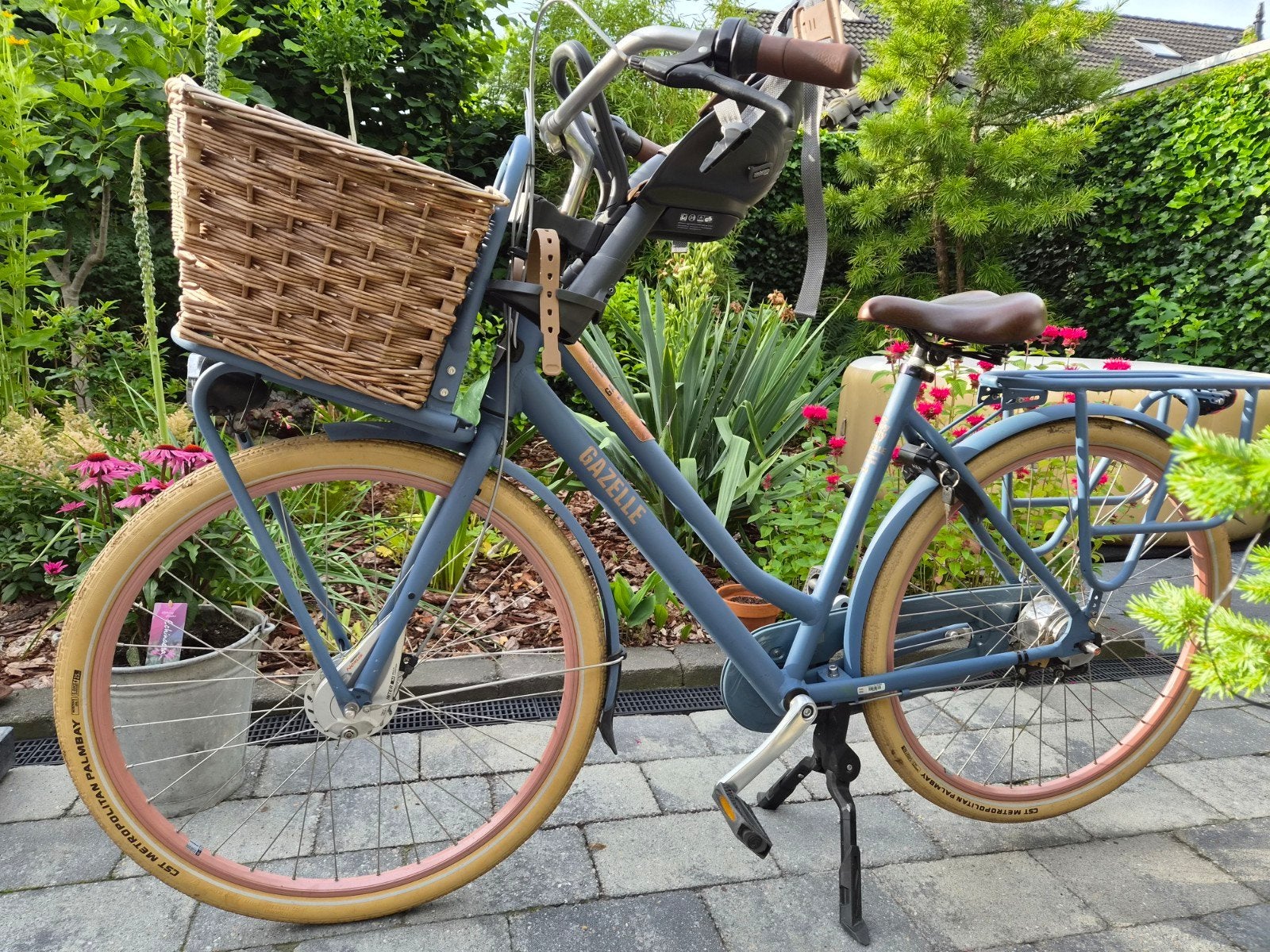 Zeer nette Gazelle fiets(eventueel met zitje), 56 cm of meer, Ophalen, Zo goed als nieuw, Gazelle