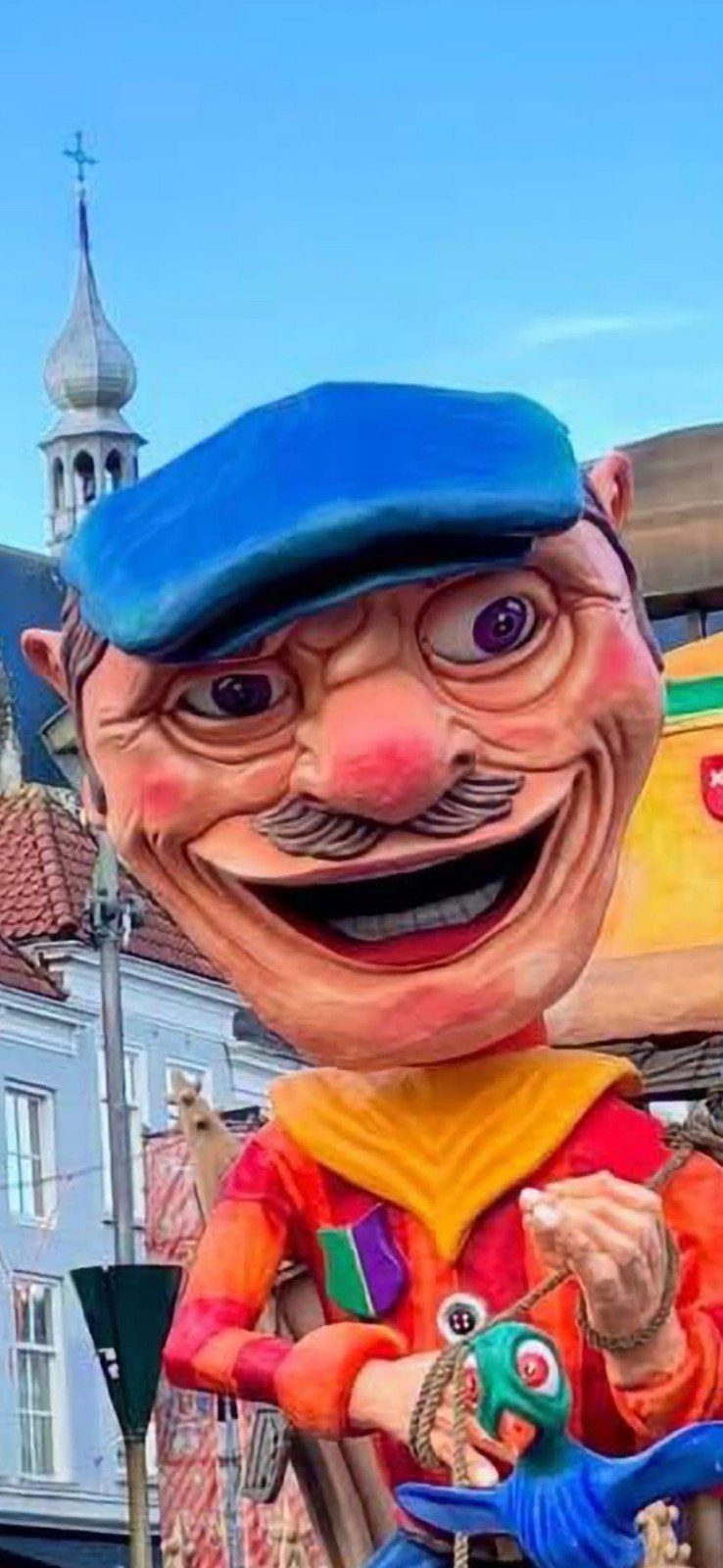 kop voor carnavalswagen, Ophalen, Zo goed als nieuw, Versiering, Carnaval