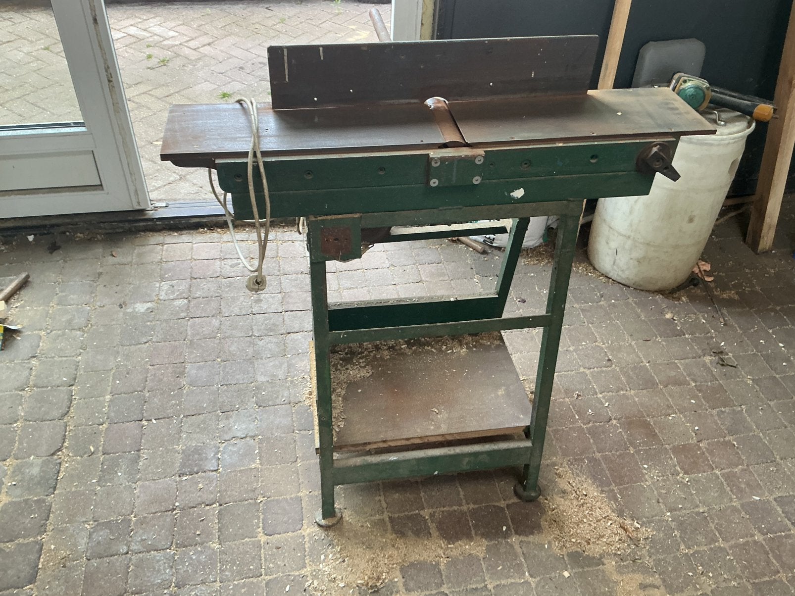 Vandikte bank schaafmachine, Doe-het-zelf en Verbouw, Gereedschap | Overige machines, Ophalen, Gebruikt