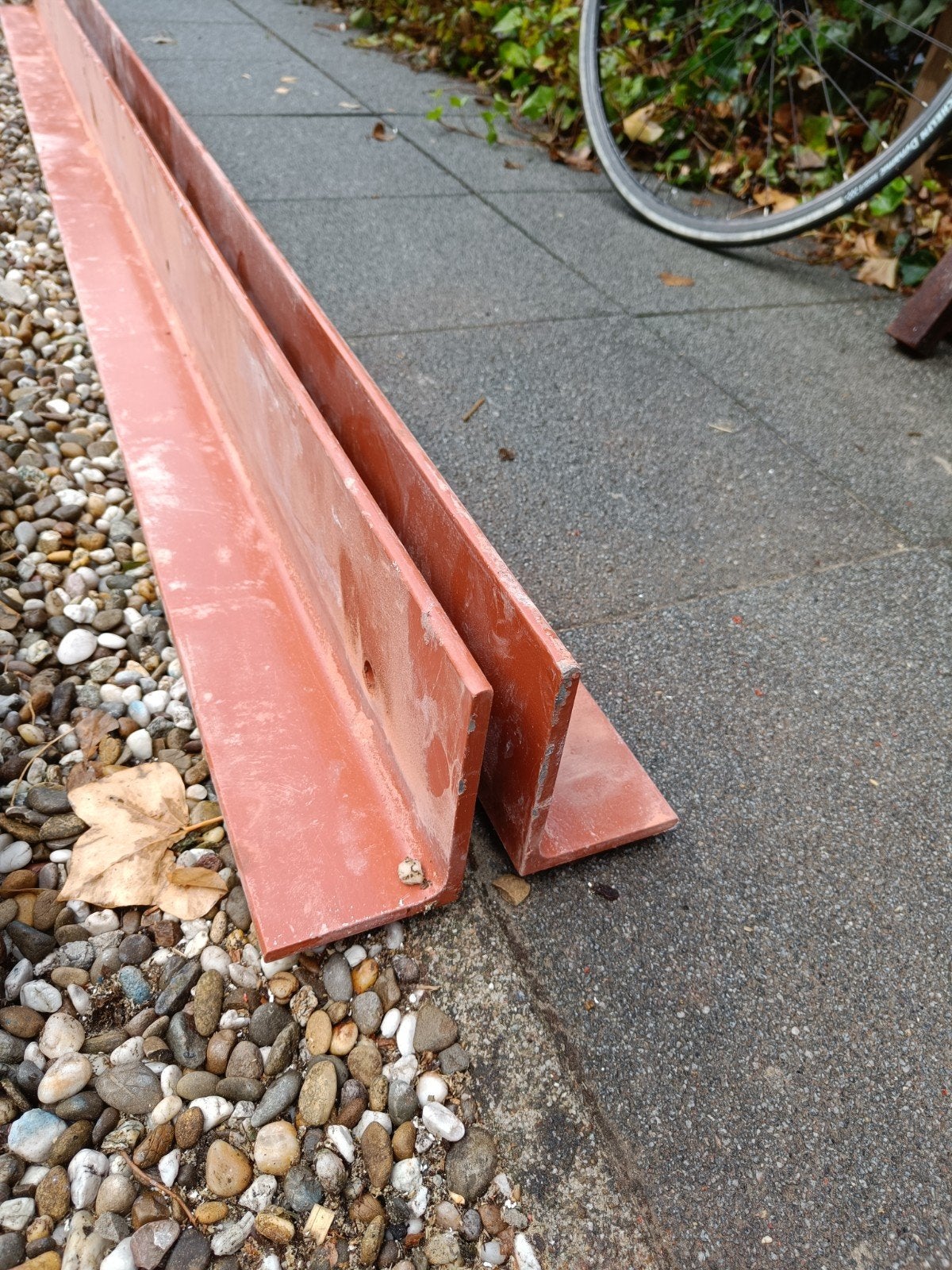Stalen balken, latei 284cm, Doe-het-zelf en Verbouw, Metalen, Ophalen, Gebruikt