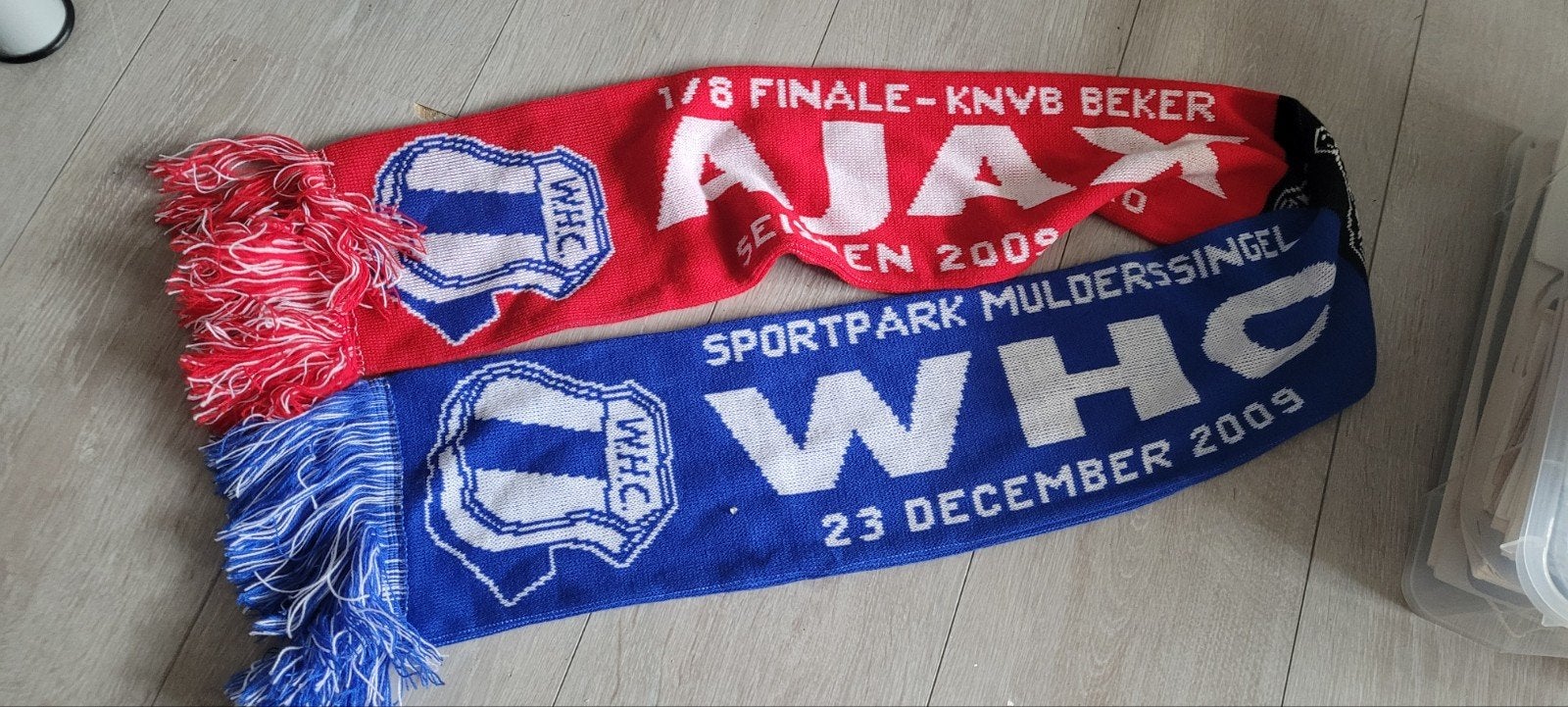 Ajax WHC KNVB Beker Sjaal 2009, Ophalen of Verzenden, Zo goed als nieuw