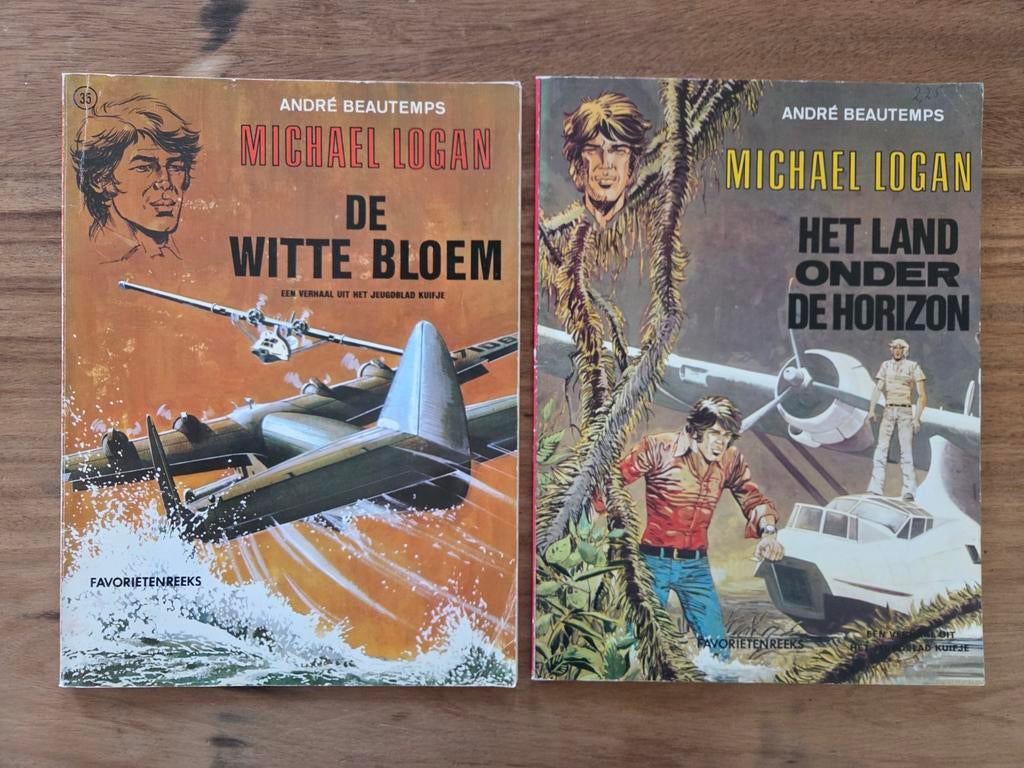 Michel Logan, Meerdere stripboeken, Ophalen of Verzenden, Gelezen