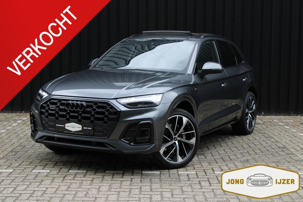 Audi Q5 50 TFSI e 3x S LINE RS SEATS PANO HUD B&O LUCHTVER, Automaat, 14 kWh, Gebruikt, 4 cilinders