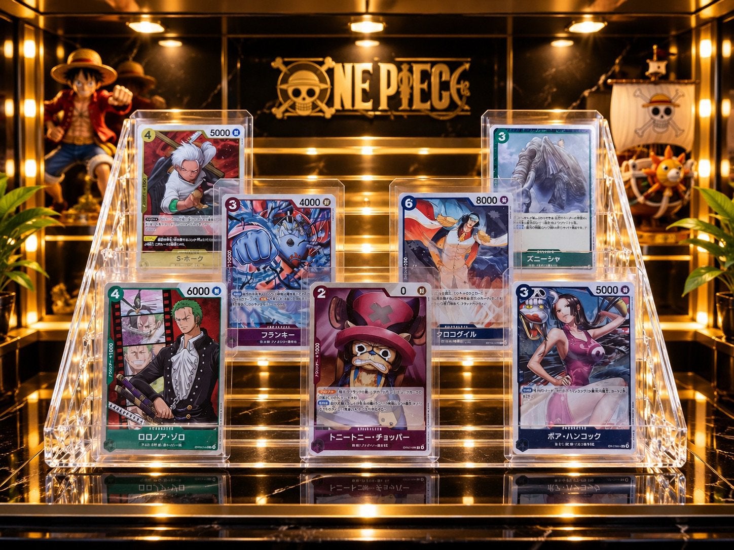 One Piece Card Game – 7 Kaarten Collectie, Verzenden, Zo goed als nieuw, Meerdere kaarten, Foil