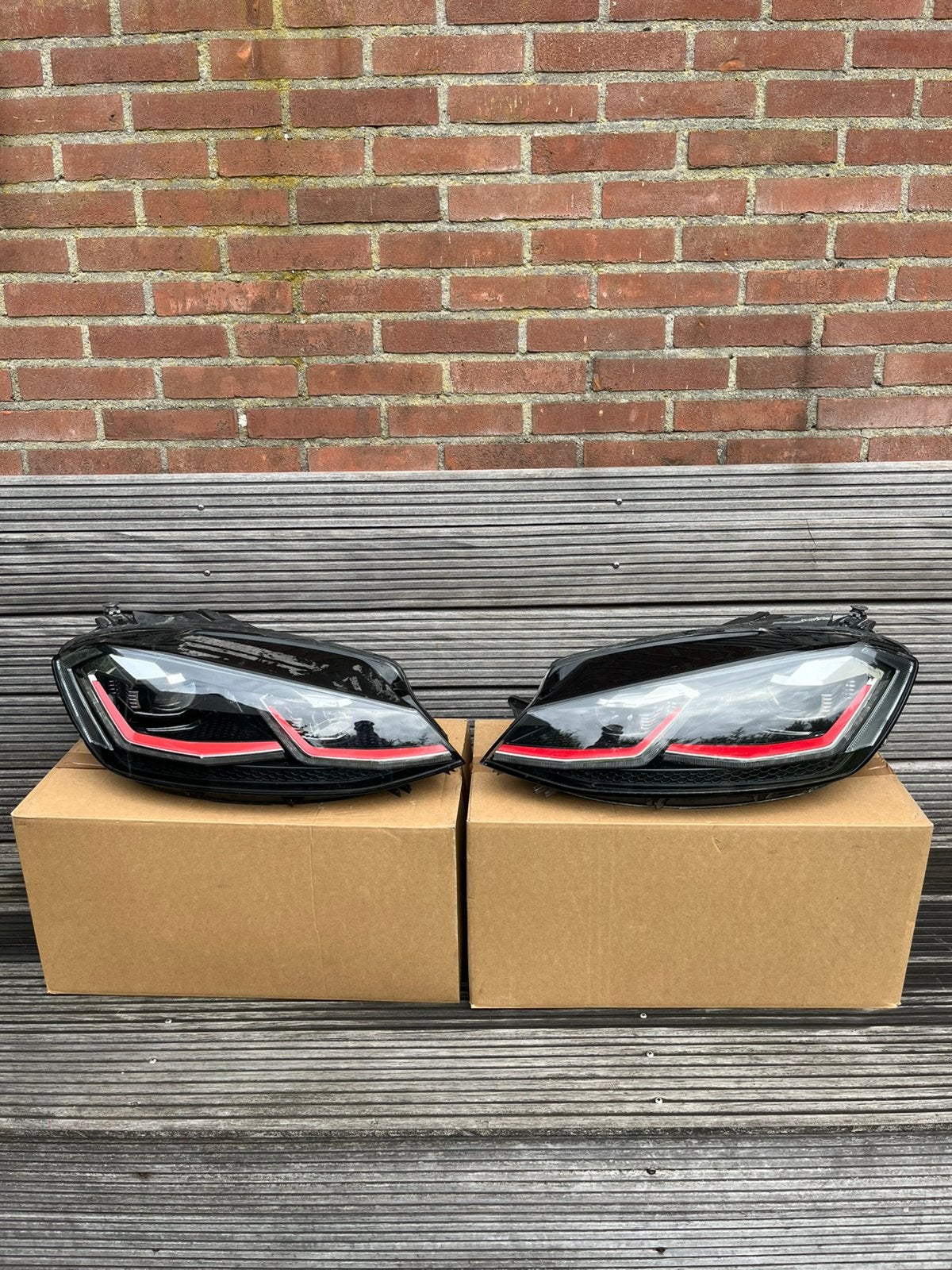 Vw Golf 7.5 gti koplamp set TCR, Ophalen, Volkswagen