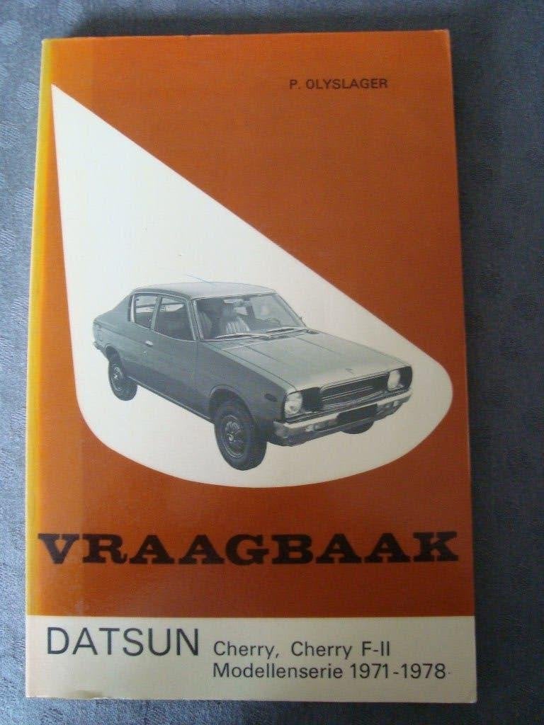 Vraagbaak datsun cherry, cherry f-ii modellenserie 1971-1978, Ophalen of Verzenden