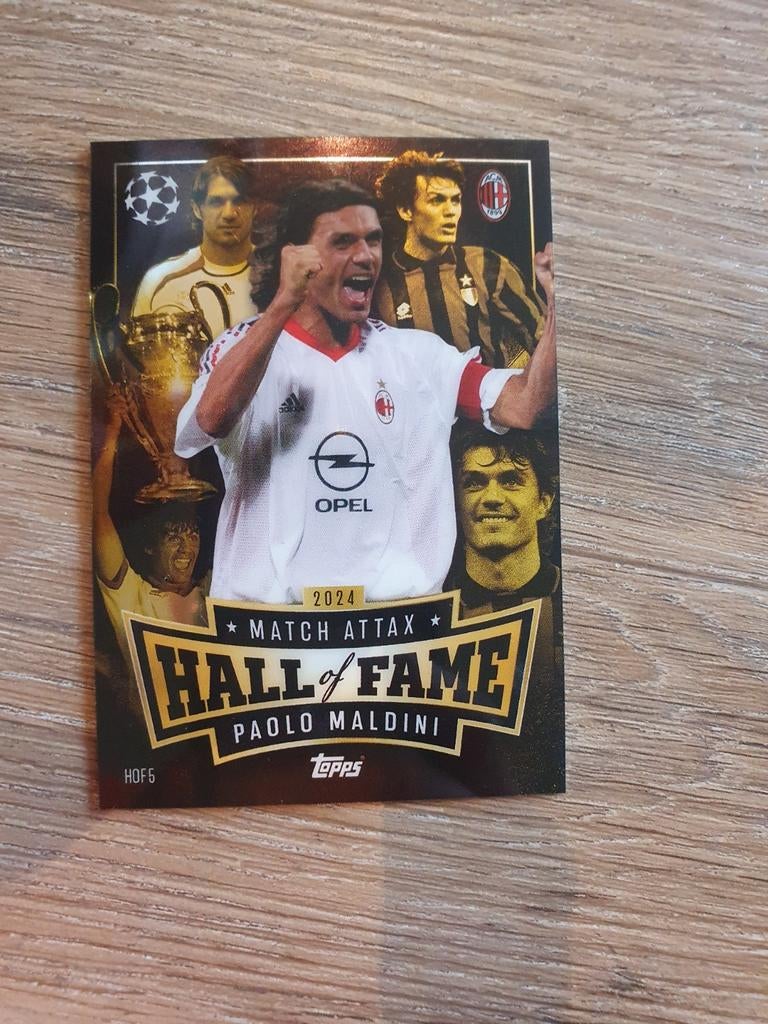 Hall of fame maldini kaart, Hobby en Vrije tijd, Stickers en Plaatjes, Ophalen of Verzenden, Plaatje