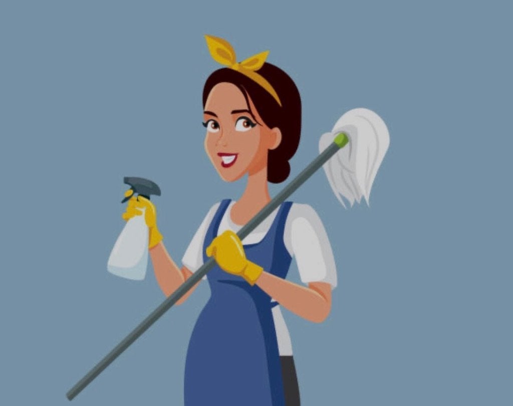 Schoonmaakster, Diensten en Vakmensen, Schoonmaken