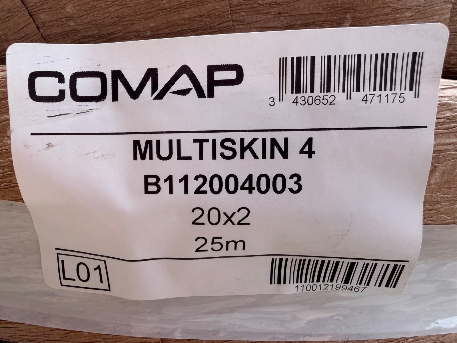 4 rollen COMAP MultiSkin 4 meerlagenbuis 20x2 - 100 meter, Doe-het-zelf en Verbouw, Buizen en Afvoer, 6 meter of meer, Overige typen