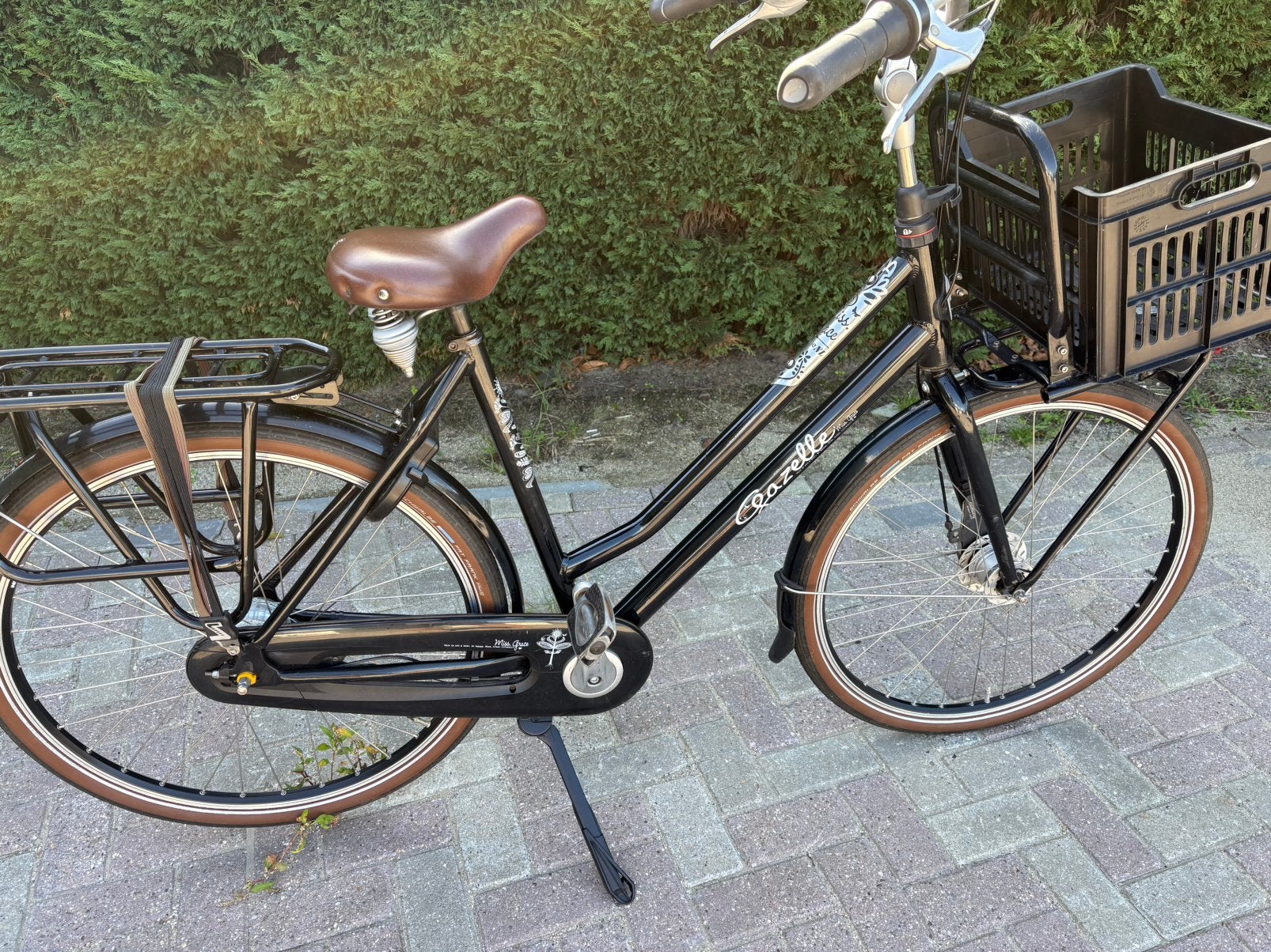 Gazelle Miss Grace 7 versn, Fietsen en Brommers, Fietsen | Dames | Damesfietsen, Versnellingen, Zo goed als nieuw, Gazelle, Trommelrem