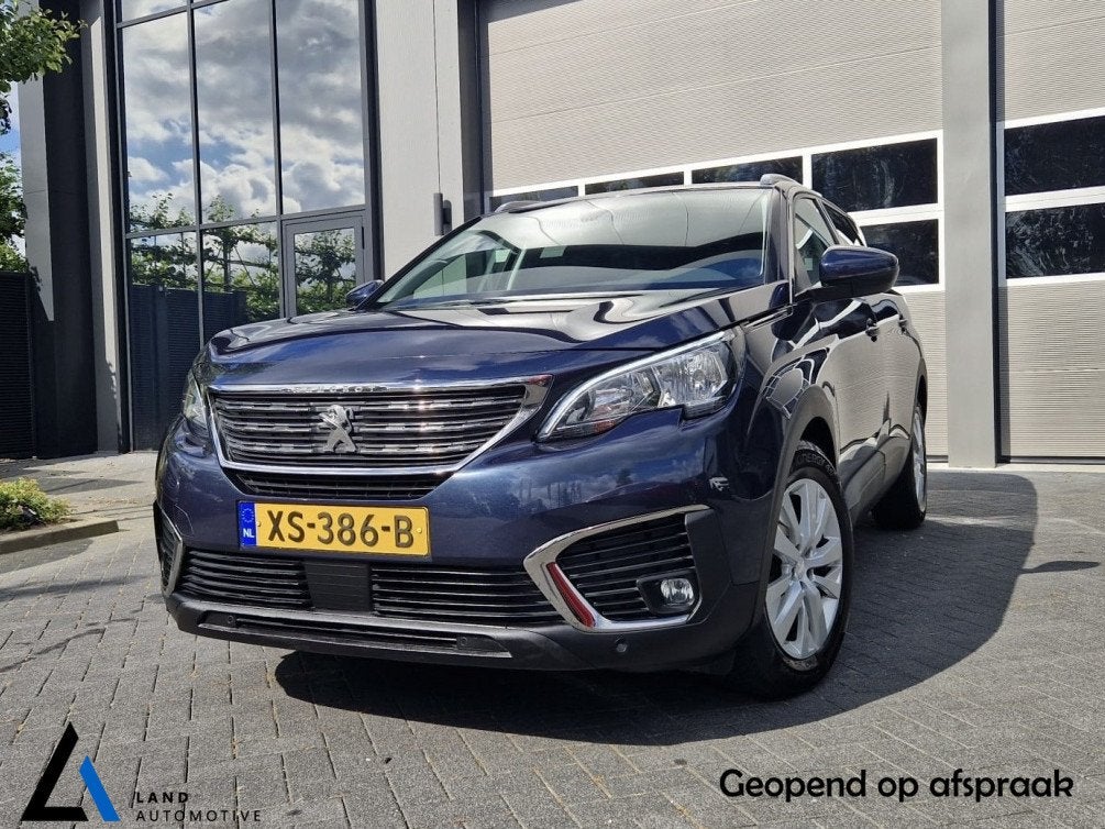 Peugeot 5008 1.2 PT BL. Executive 7 Persoons (bj 2019), Auto's, Gebruikt, 1199 cc, Met garantie (alle), Blauw