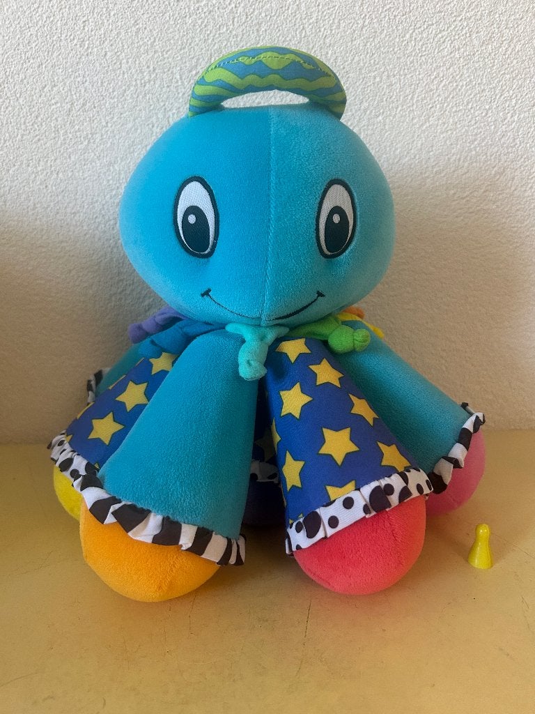 Lamaze Octotunes Muzikale Octopus Knuffel, Ophalen of Verzenden, Zo goed als nieuw, Overige typen, Met geluid
