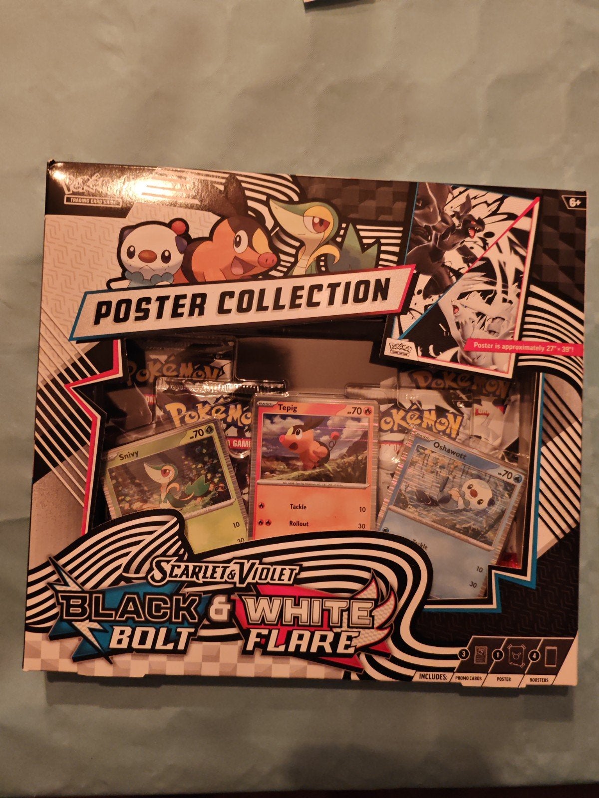 Pokémon TCG: Unova Poster Collectie - Black & White Flare, Ophalen of Verzenden, Nieuw, Overige typen