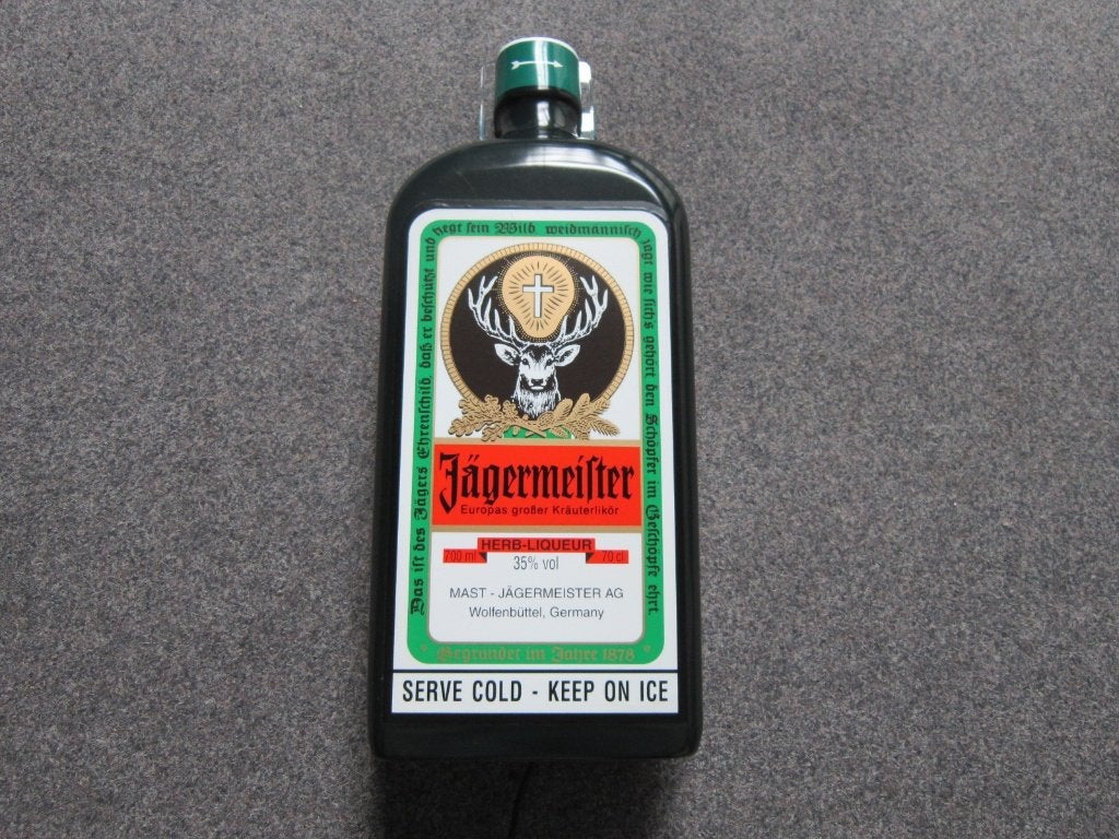 JAGERMEISTER LAMP LICHTRECLAME, Ophalen, Nieuw, Lichtbak of (neon) lamp