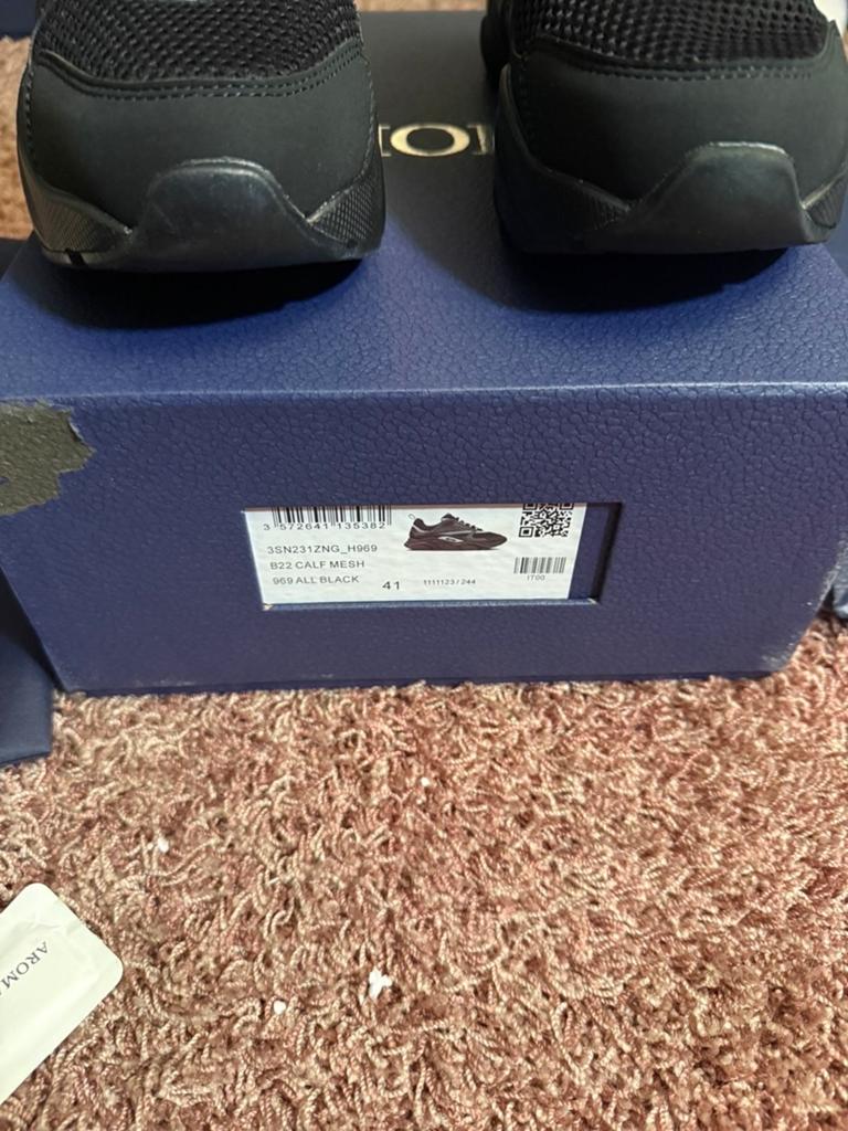 Dior B22 sneakers maat 41 - Nieuw in doos, Kleding | Heren, Schoenen, Ophalen of Verzenden, Nieuw, Zwart, Sneakers of Gympen