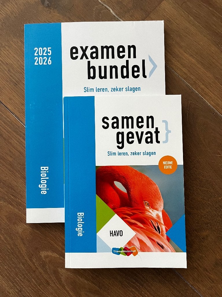 Examenbundel + samengevat Biologie Havo, Boeken, Schoolboeken, Ophalen of Verzenden, Zo goed als nieuw, HAVO, Biologie