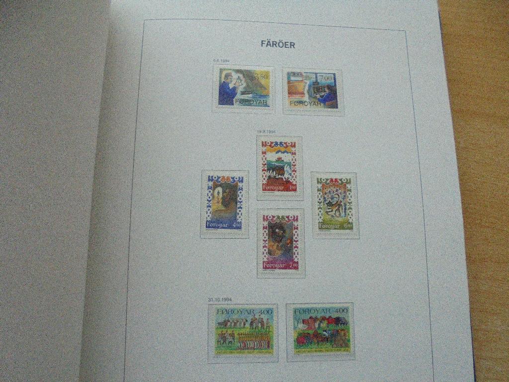 2. vervolg foto's  Super coll PF  Faroer Island in 2x Davo L, Postzegels en Munten, Postzegels | Volle albums en Verzamelingen
