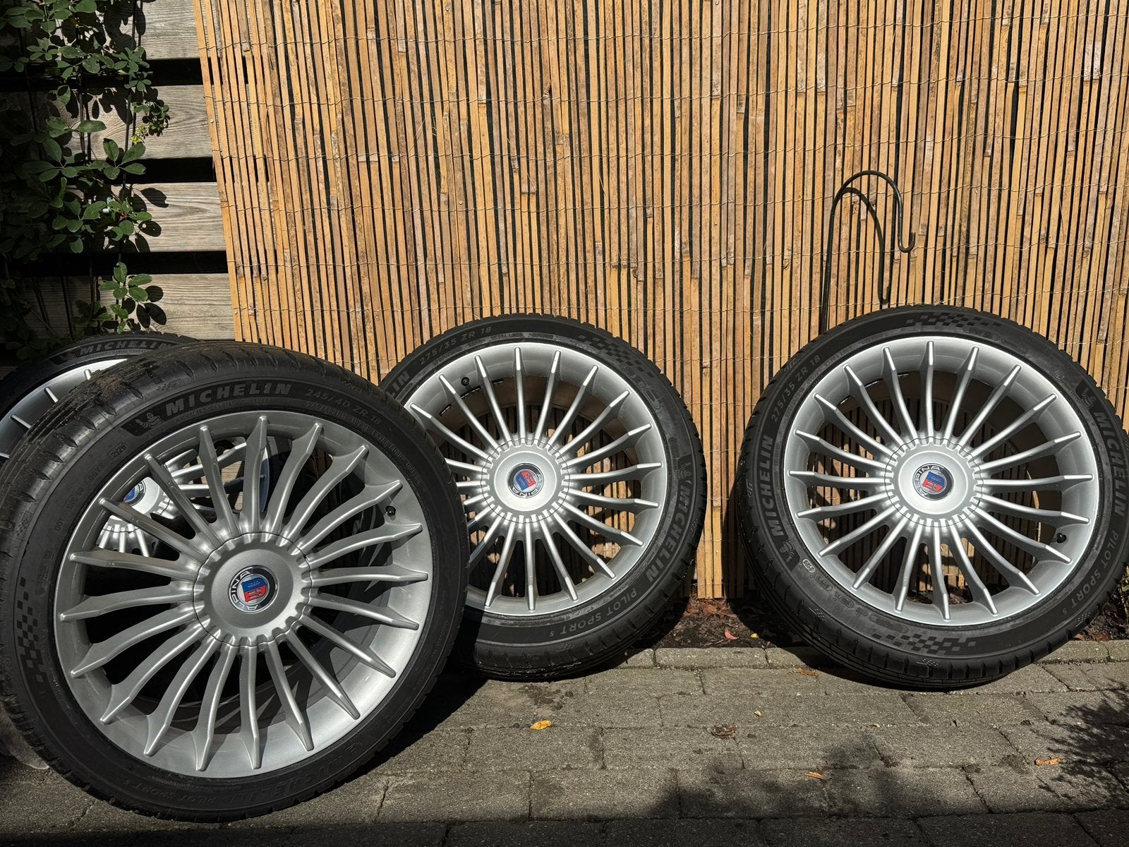 BMW Alpina 18Inch Michelin PS5 Breedset, Ophalen, 18 inch, 275 mm, Banden en Velgen