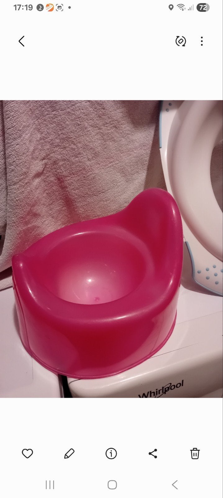 Potje en toiletverkleiner Frozen, Ophalen, Zo goed als nieuw