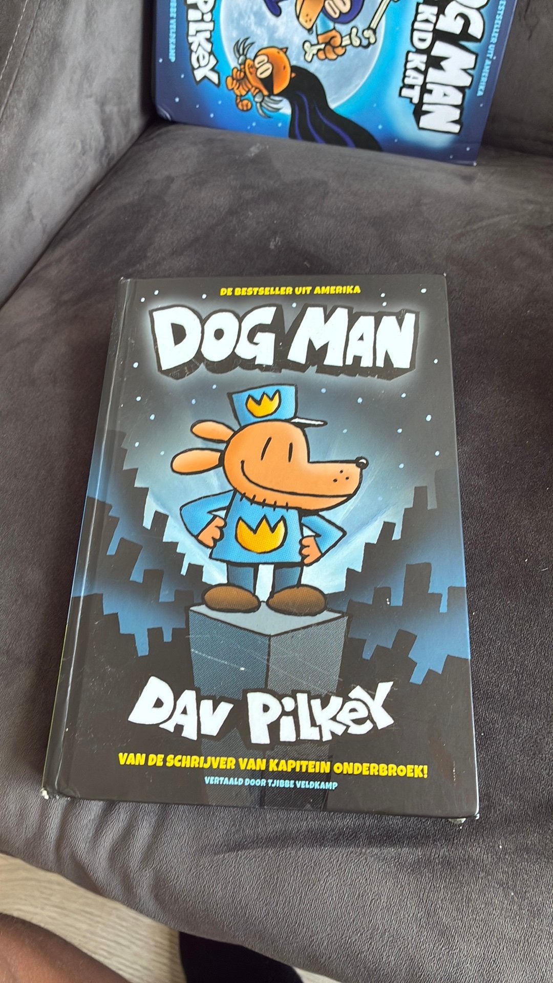 Dog man stripboeken Nederland Vol. 1,4 en 10, Gelezen, Verzenden, Meerdere stripboeken