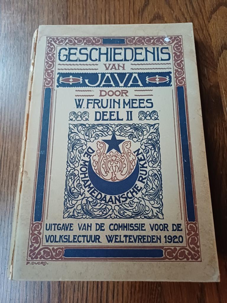 L4 Geschiedenis van Java - Deel II (1920), Ophalen of Verzenden, 20e eeuw of later, Gelezen, W. Fruin Mees