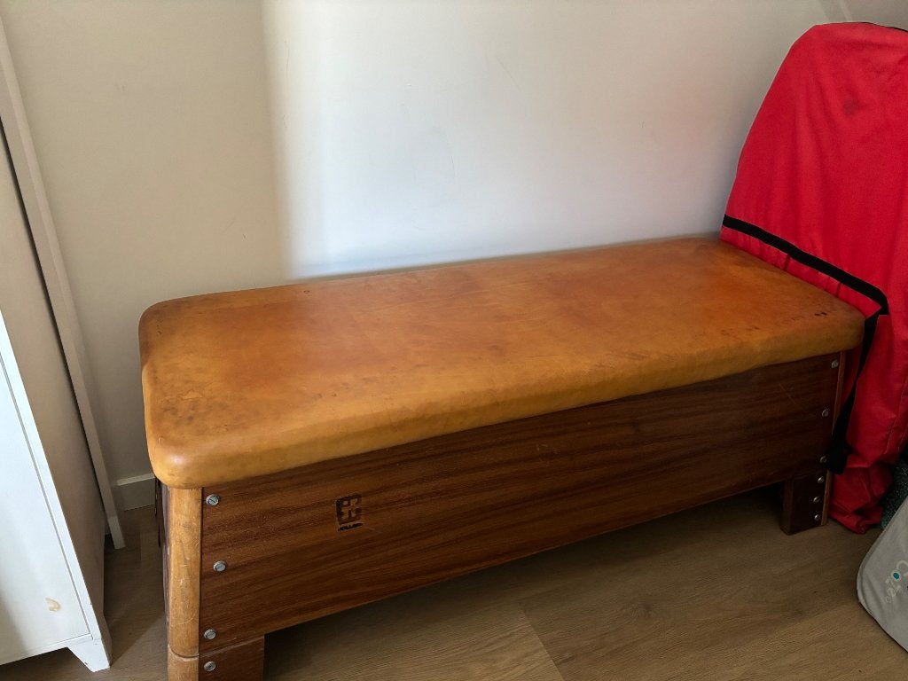 Vintage turnbok met opbergruimte, Ophalen, Gebruikt