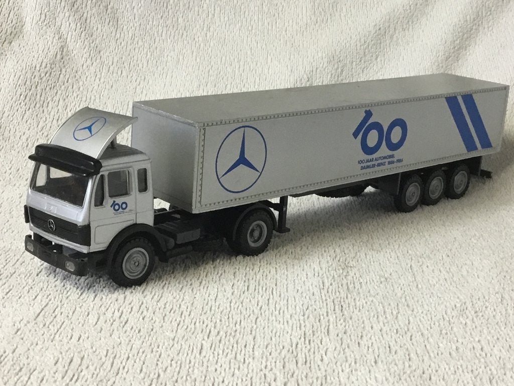 Mercedes 1626 vrachtwagen met trailer, Hobby en Vrije tijd, Ophalen of Verzenden, Zo goed als nieuw, Bus of Vrachtwagen, Conrad