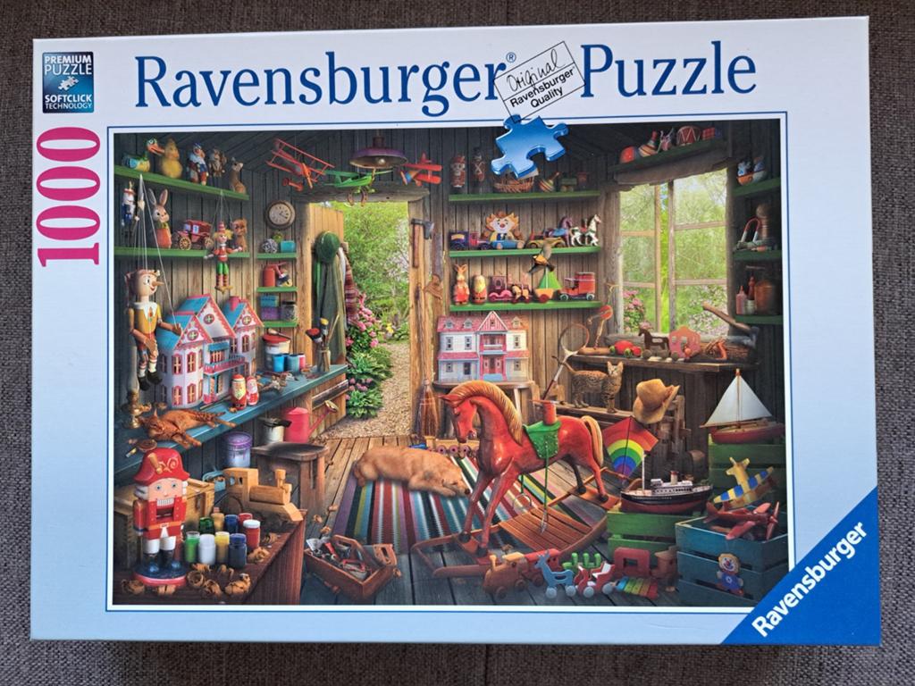 Ravensburger puzzel   Nostalgisch Speelgoed  1000 stukjes, Ophalen of Verzenden, 500 t/m 1500 stukjes, Zo goed als nieuw, Legpuzzel