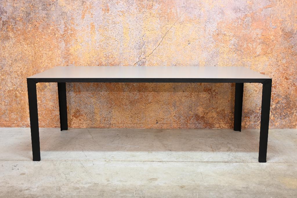 ZGANieuw fraaie Leolux Kalia design eetkamertafel, Leolux, Leolux, 200 cm of meer, Zo goed als nieuw