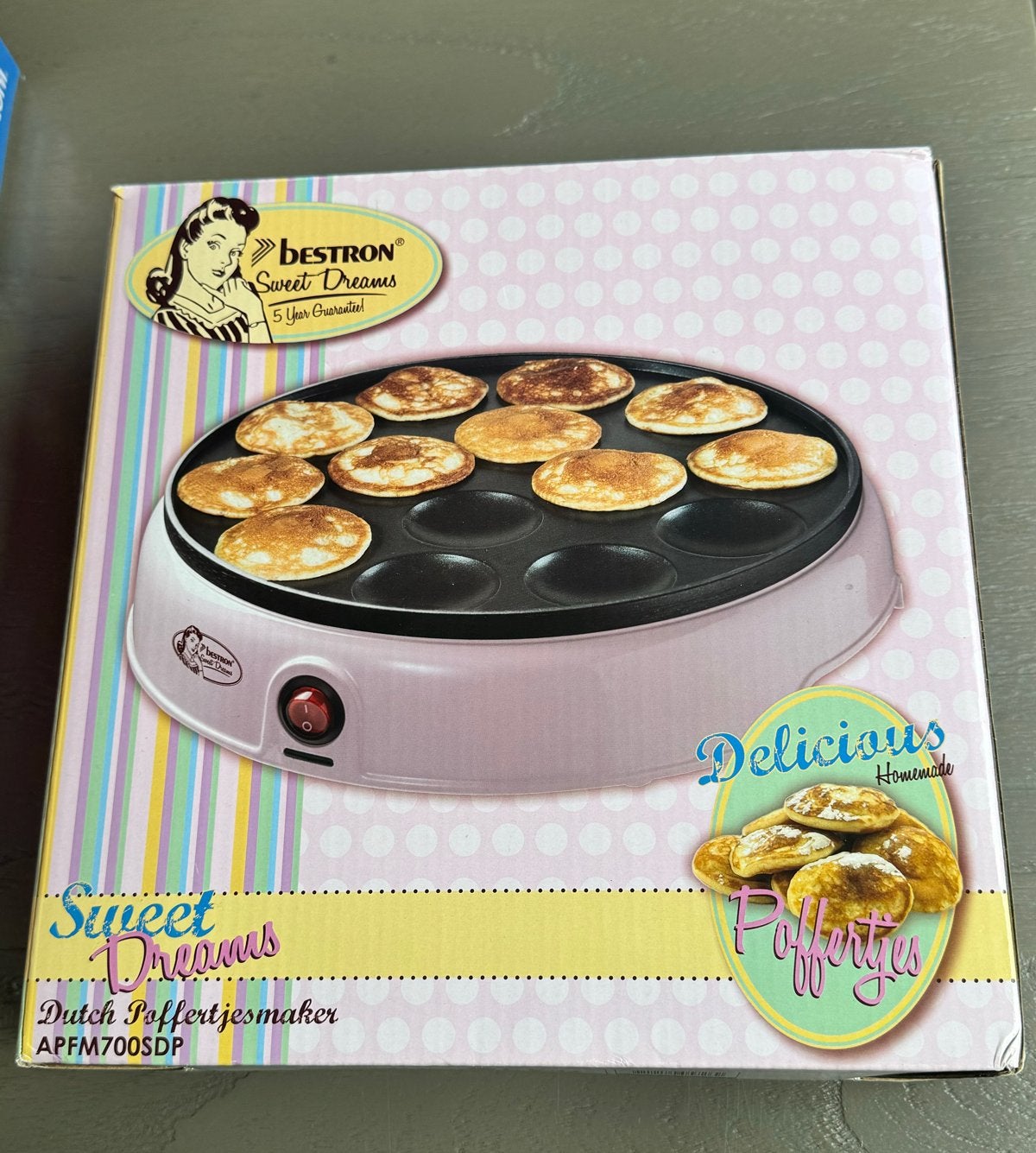 Bestron Sweet Dreams Poffertjesmaker, Ophalen of Verzenden, Zo goed als nieuw