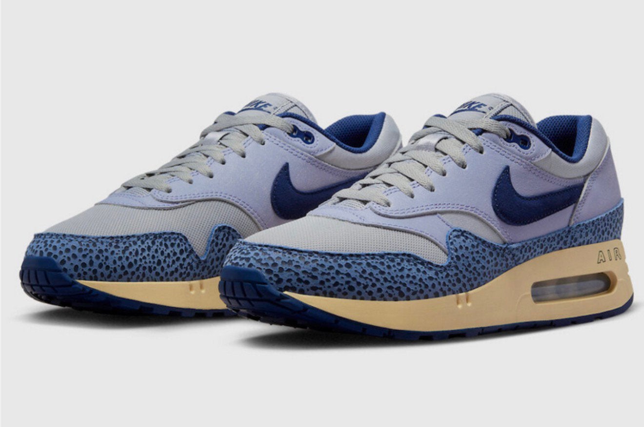 NIKE AIR MAX 1 ‘86 OG SAFARI ‘Lost Sketch’  big bubble 44,5, Verzenden, Nieuw, Blauw, Sneakers of Gympen