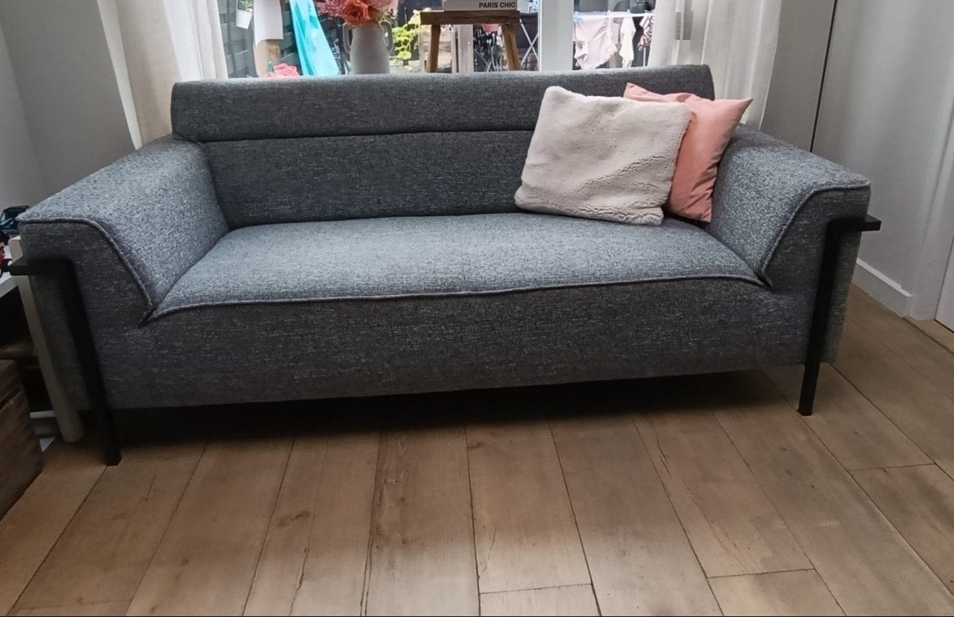 2,5 zitsbank, Ophalen, Tweepersoons, 75 tot 100 cm, Zo goed als nieuw