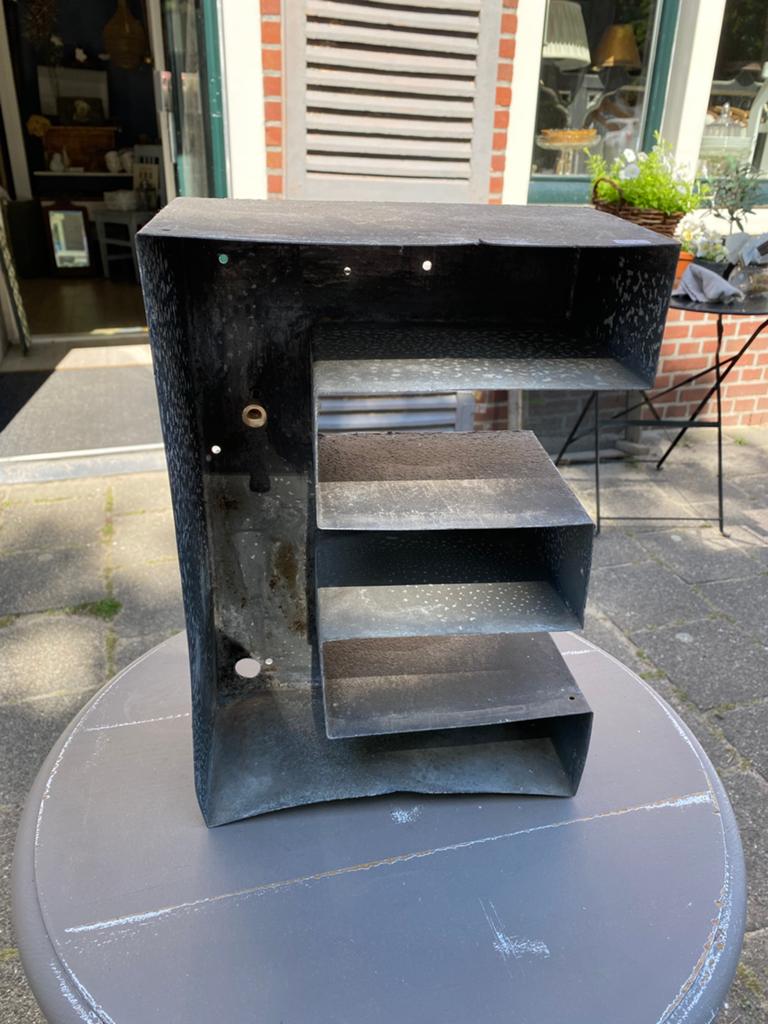Zinken Letter E, Industieel, Brocante, Ophalen