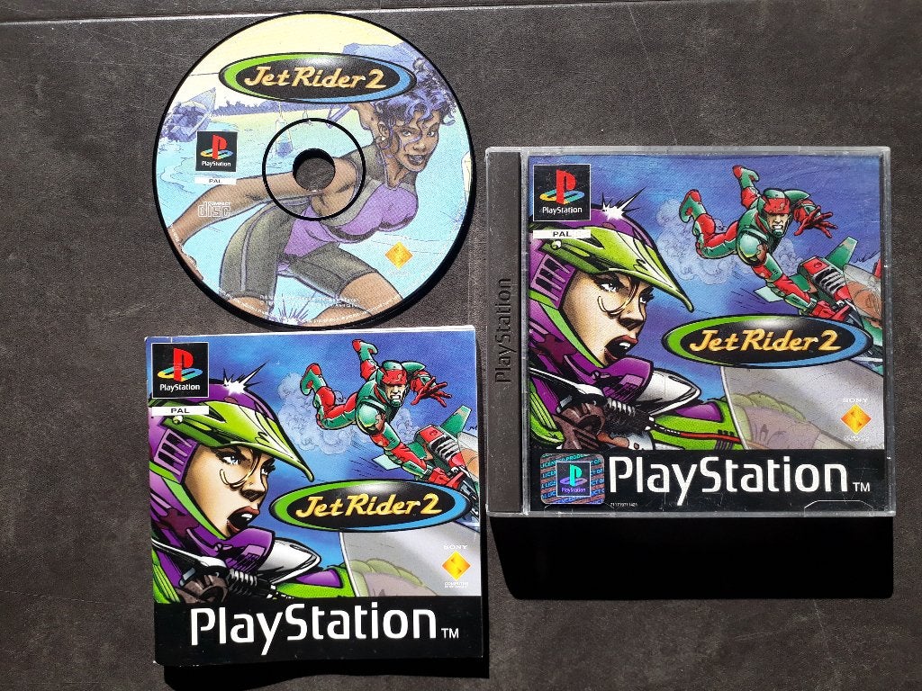 PS1 - Jet Rider 2 - PlayStation 1, Spelcomputers en Games, Avontuur en Actie, 1 speler, Ophalen of Verzenden, Zo goed als nieuw
