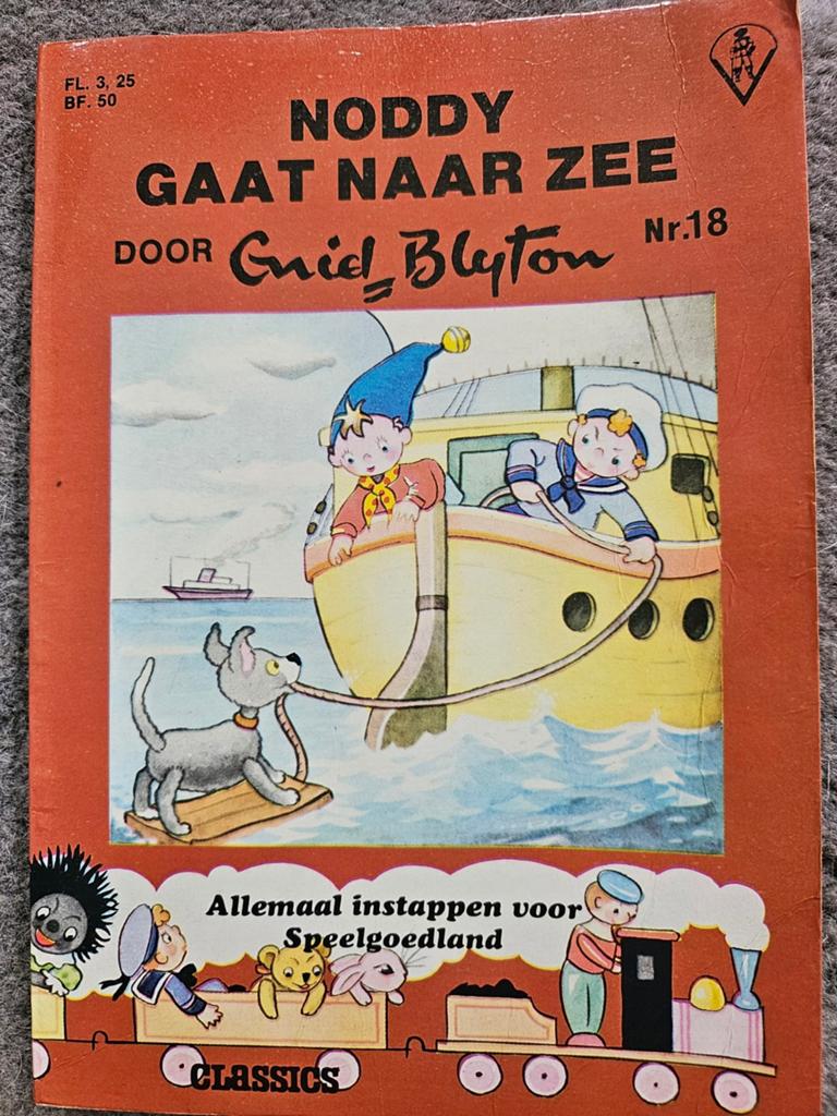 Vintage Noddy gaat naar zee, Ophalen of Verzenden, Zo goed als nieuw, Fictie algemeen