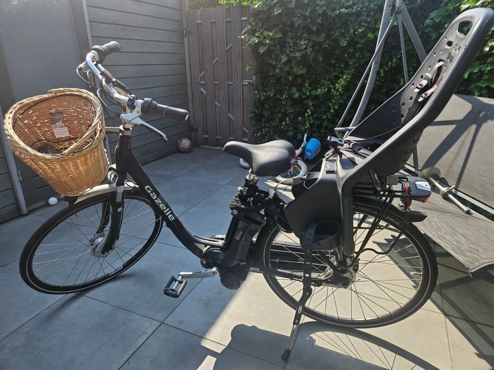 Elektrische gazelle mamafiets met zitstoel van Yepp, Ophalen of Verzenden