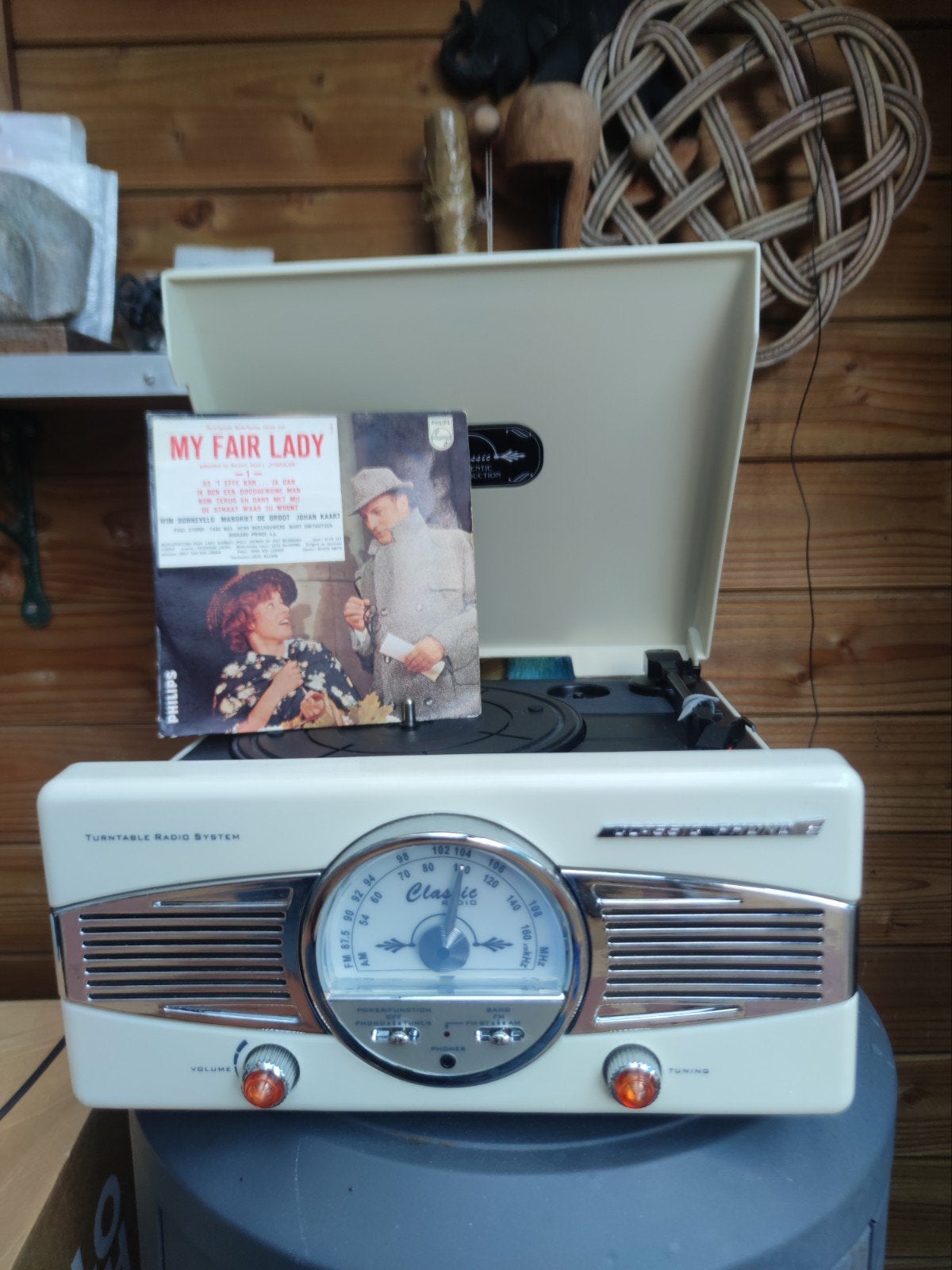 Nostalgische Radio-Platenspeler - Classic Design, Ophalen, Gebruikt, Platenspeler, Overige merken
