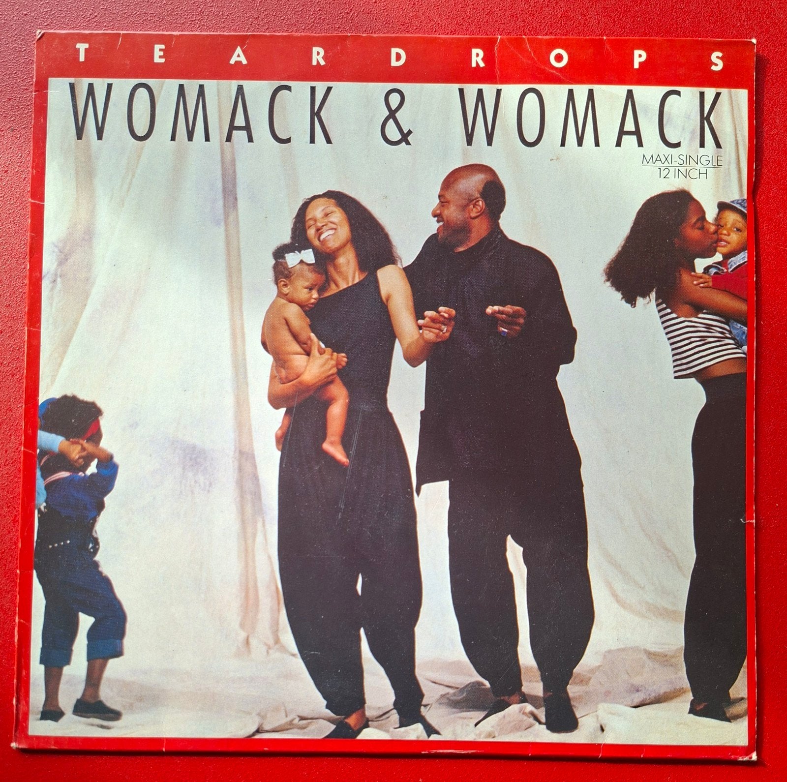 Womack & Womack - Teardrops Maxi-Single 12 inch, LP, Gebruikt, Pop, Ophalen of Verzenden