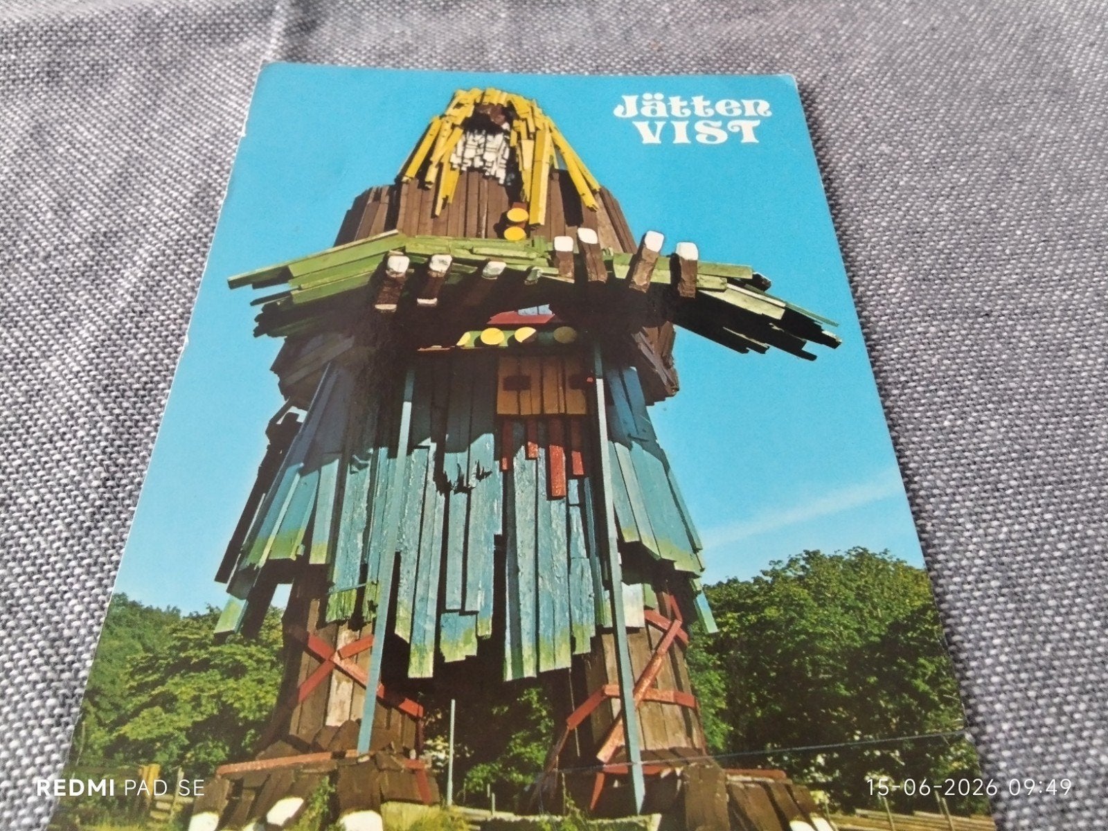 Vintage Ansichtkaart Jätten Vist Zweden, Ophalen of Verzenden, 1980 tot heden, Noord-Holland