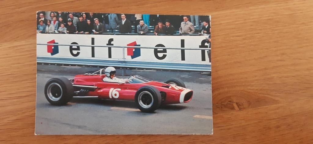 MC.Laren M4B formule 1  kaart, Ophalen of Verzenden, 1960 tot 1980, Gelopen