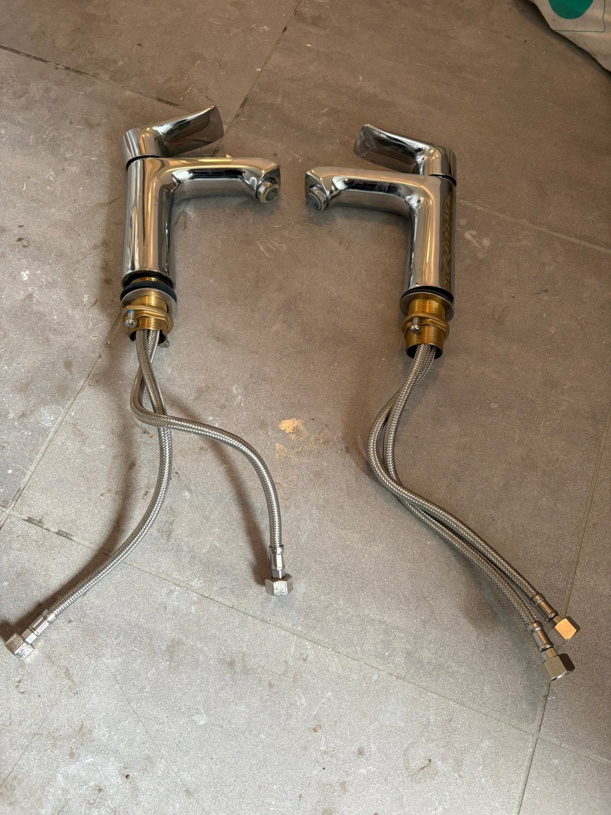 Te Koop: 2 wastafel kranen van HansGrohe, Ophalen of Verzenden, Gebruikt, Chroom, Kraan